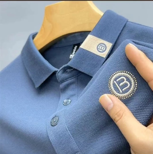 Revon Cotton Polo Shirt (Blue)