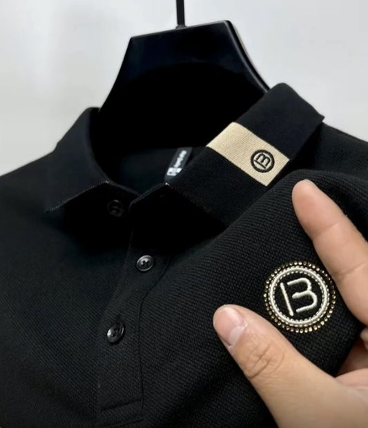 Revon Cotton Polo (Black)